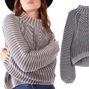 Free People Sweetheart Mock Neck Sweater NWT